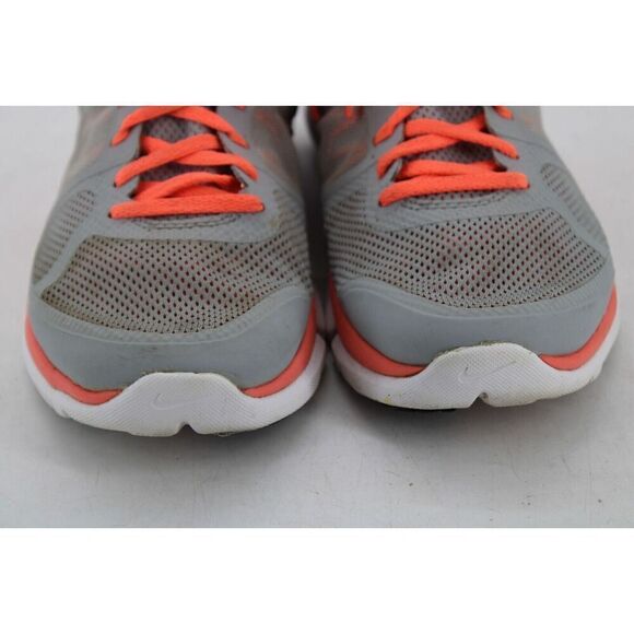 Nike Flex Run Running Shoes Sneakers 642767-081 Gray Orange Women’s Size 11 - Picture 5 of 11
